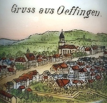 Archiv Heimatverein Oeffingen - Gruss aus Oeffingen Skizze