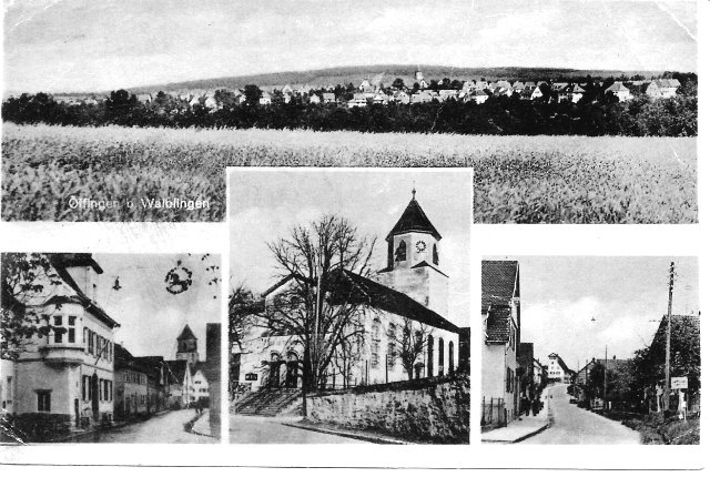 Archiv Heimatverein Oeffingen - Postkarte Oeffingen 1942