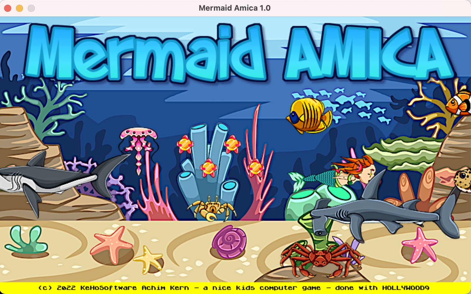 Archive Achim Kern - game snapshot Mermaid Amica MacOS